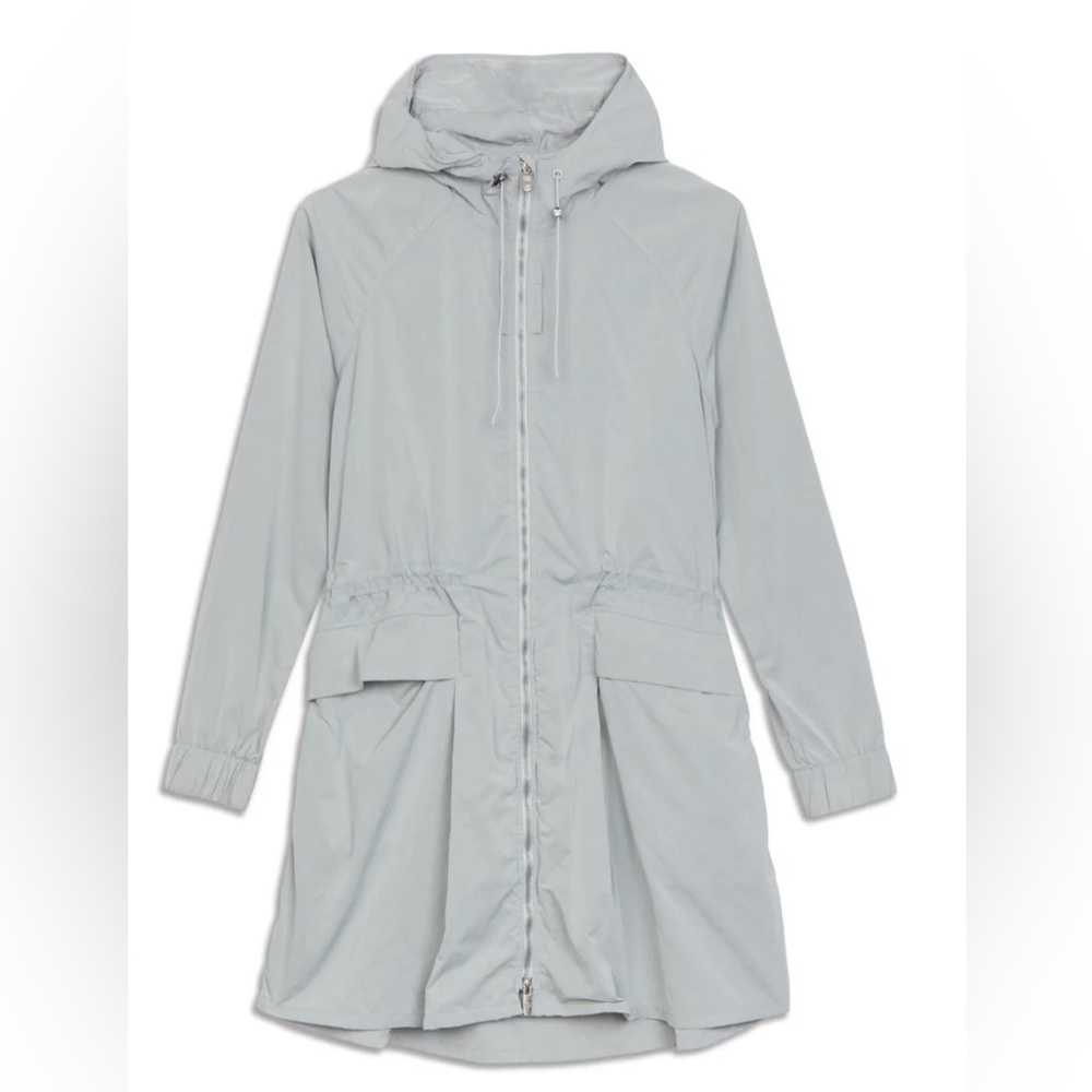 Light Gray Women's Hooded Jacket